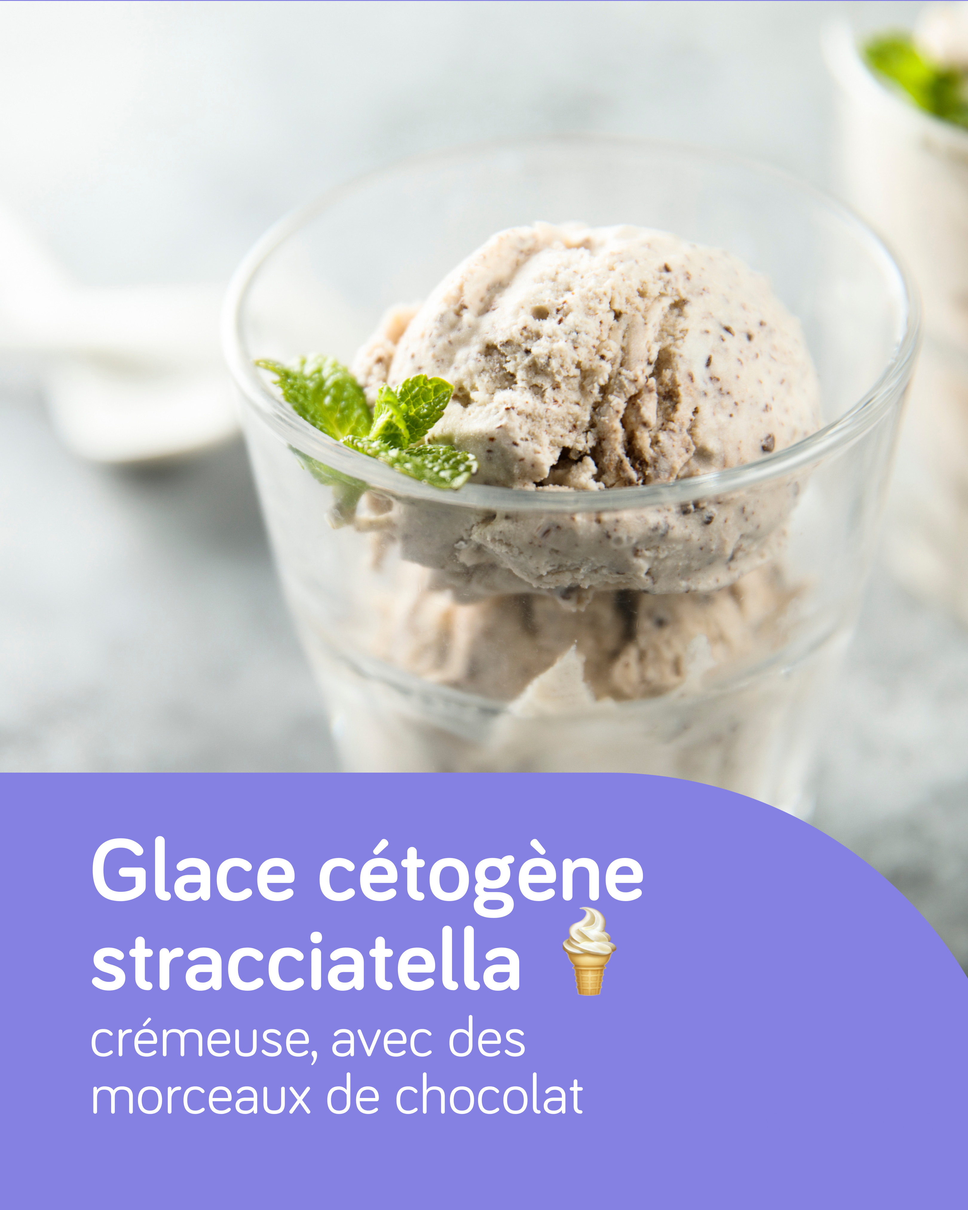 Glace stracciatella