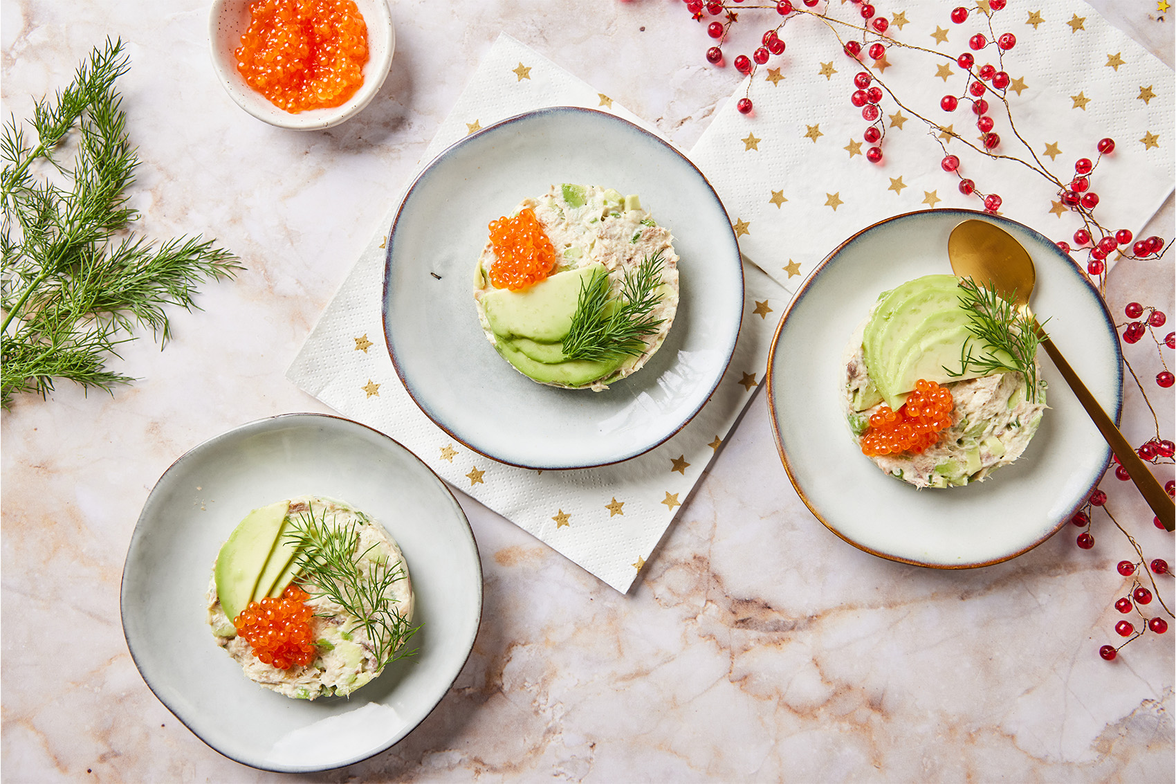 Tartare de maquereau et d'avocat