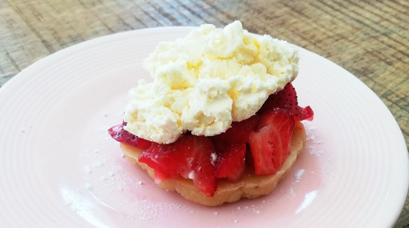 Pâtisserie aux fraises