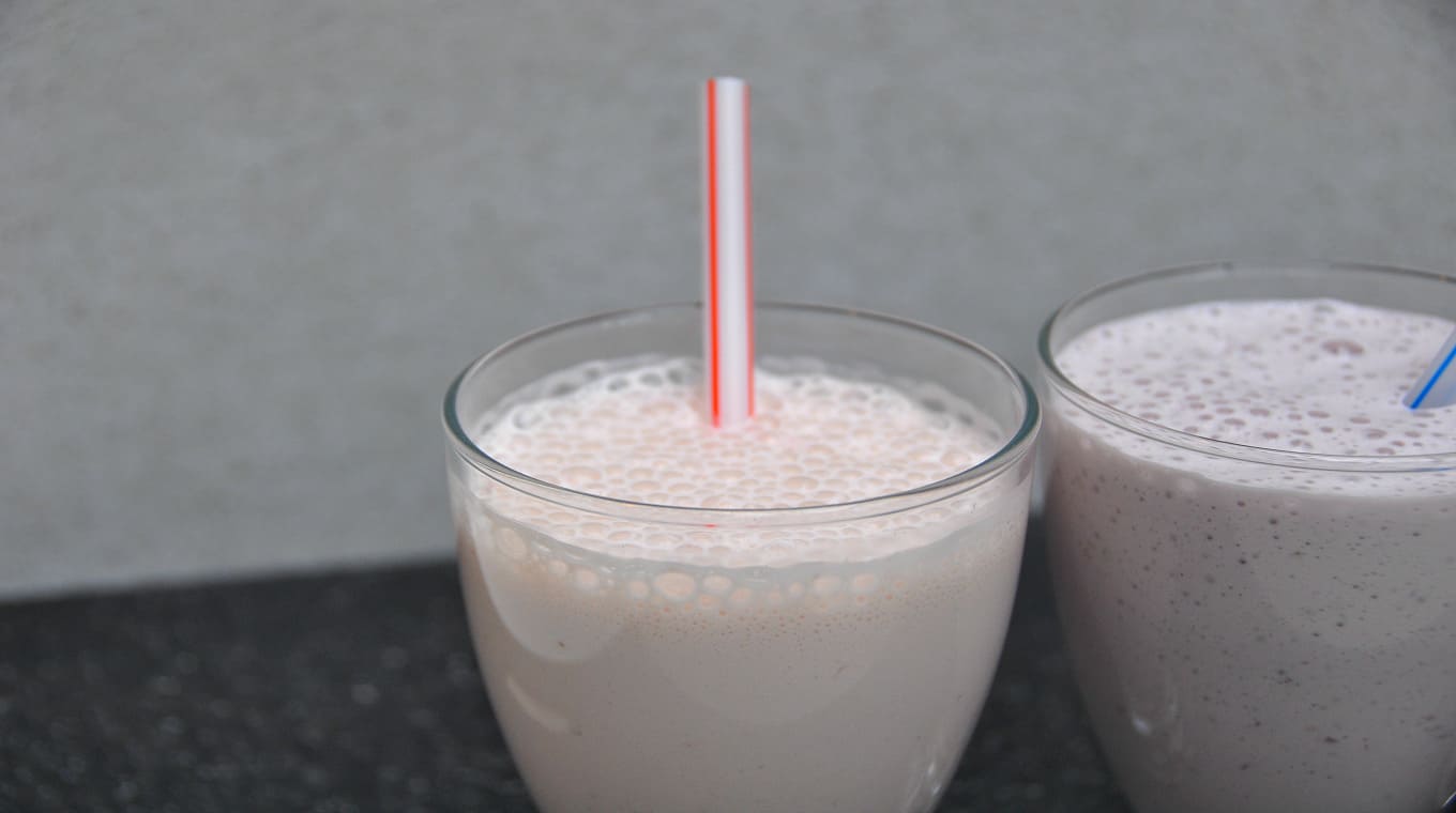 Milkshake à la fraise