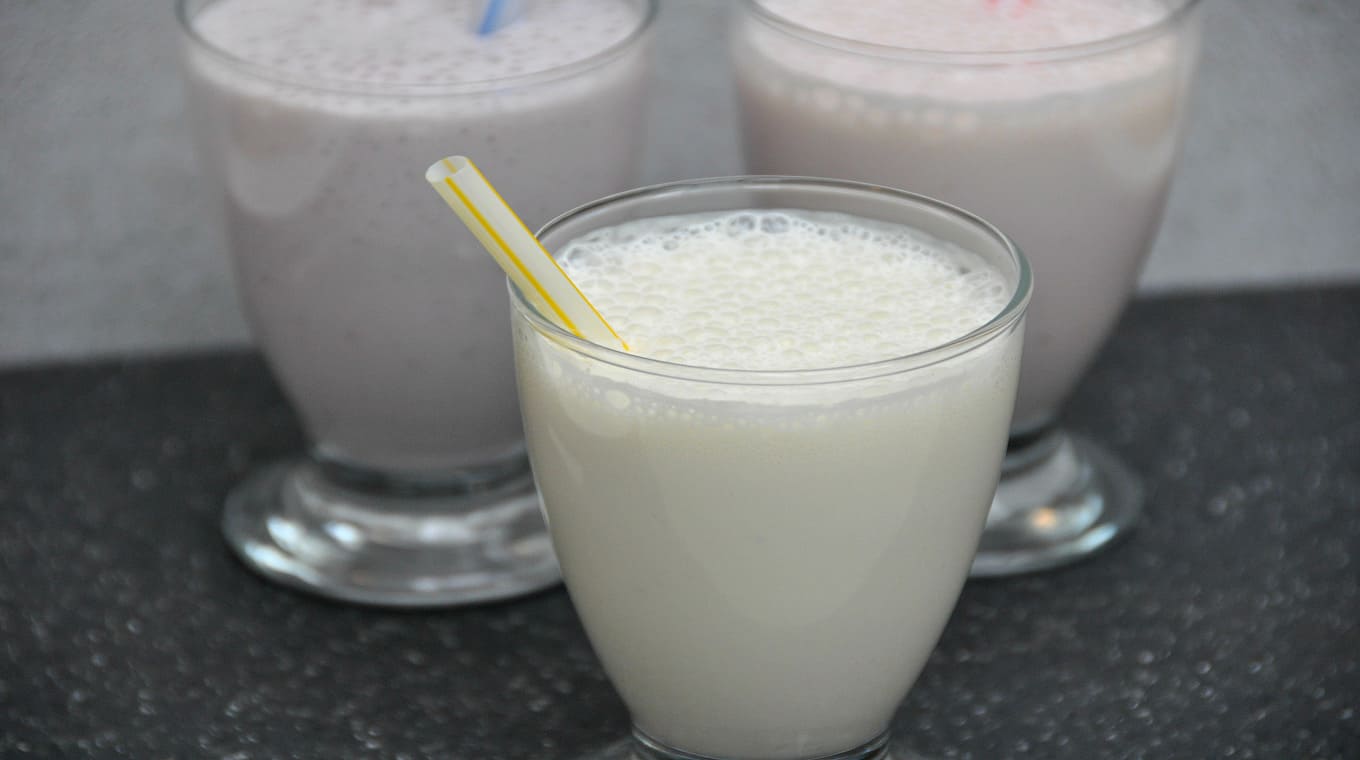 Aardbeienmilkshake