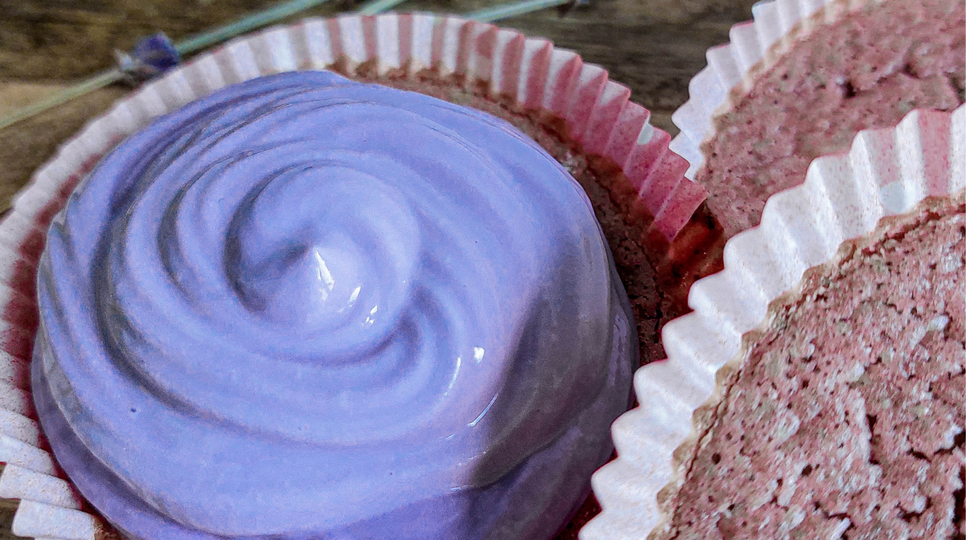 Cupcakes violet