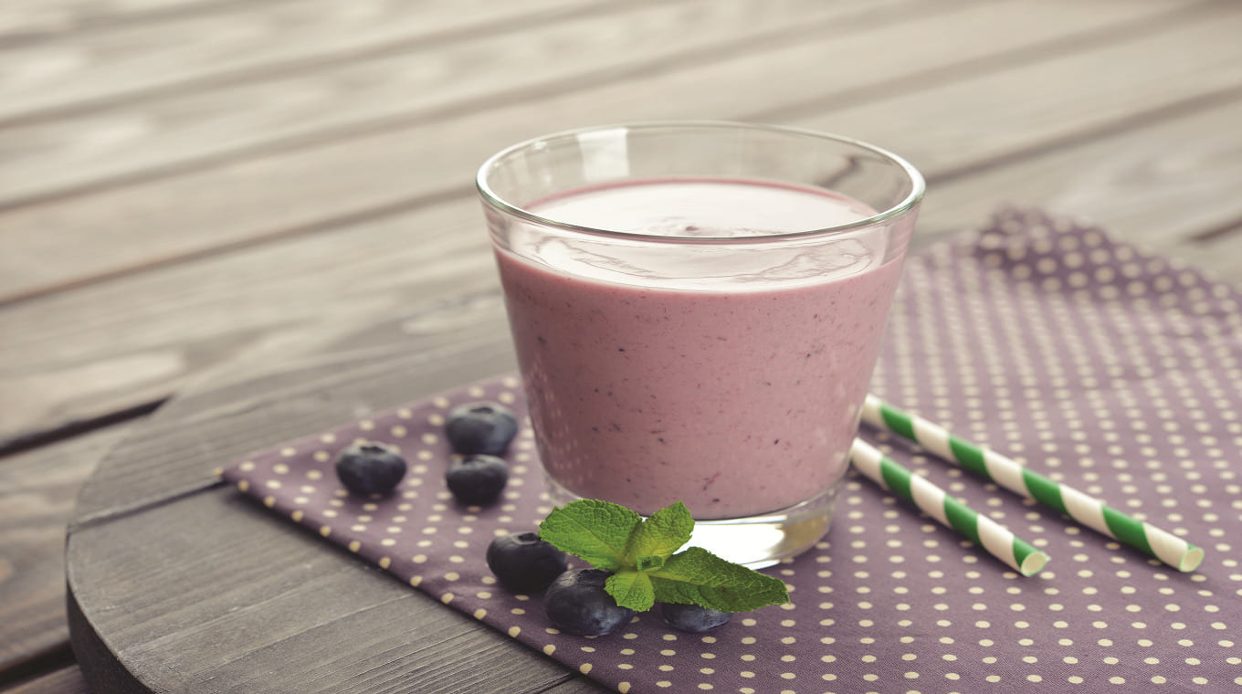 Bosbessen smoothie