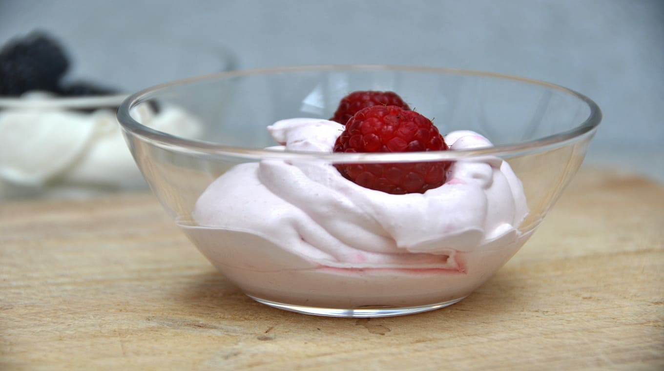 Mousse de framboise