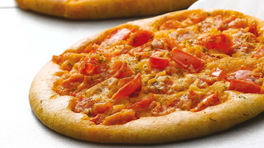 Pizza kaas en tomaat