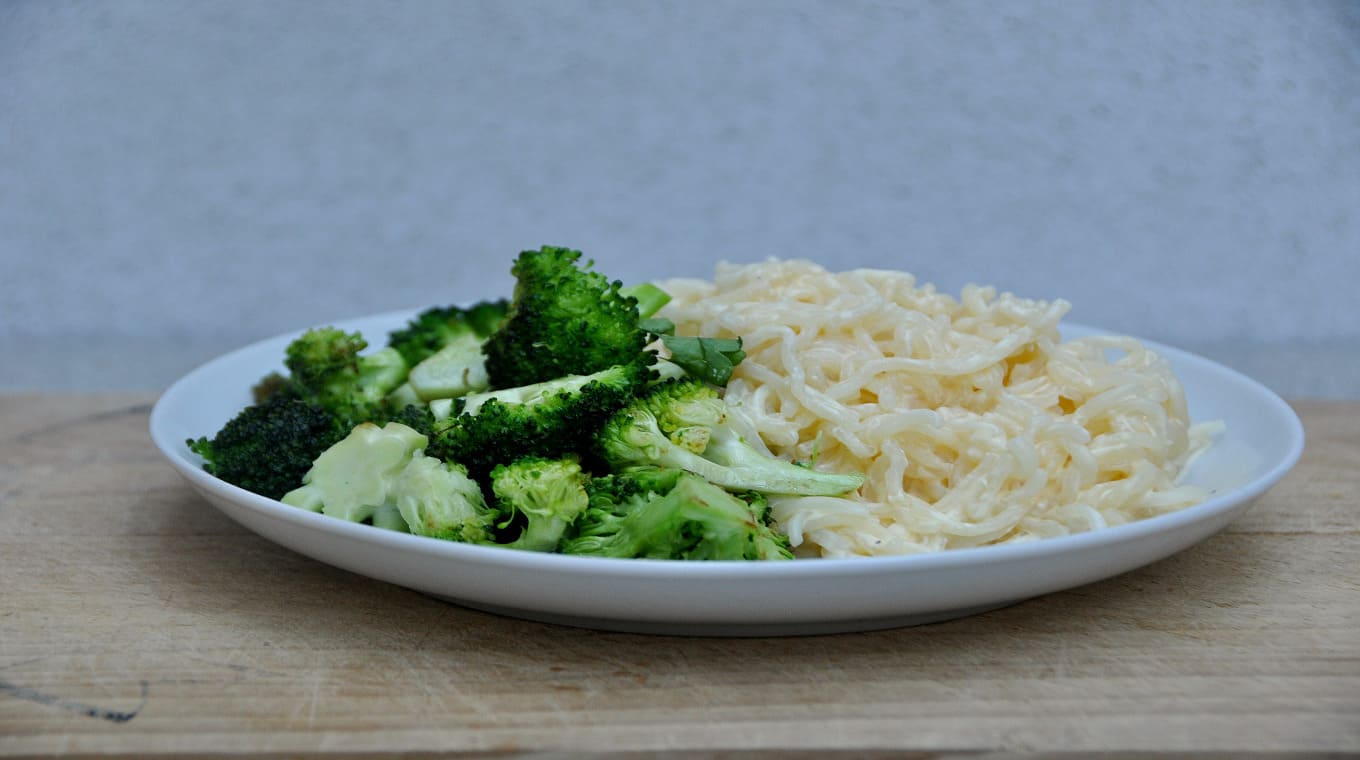 Spaghetti sauce au fromage et aux brocolis