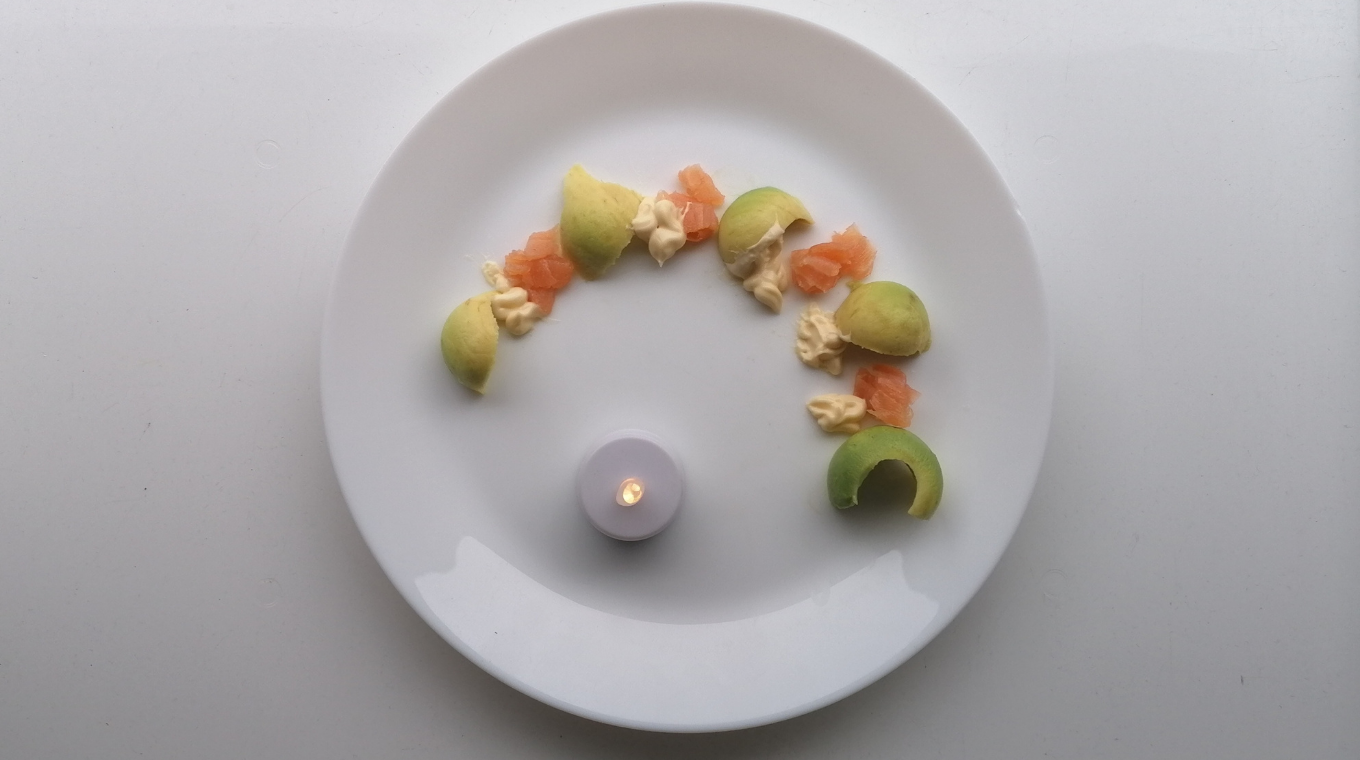 Saumon fumé et avocat