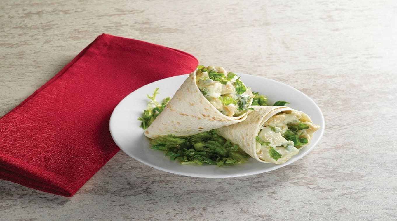 Wrap met kip en Griekse yoghurt